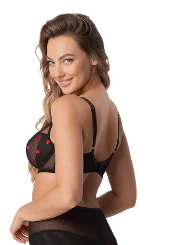 Biustonosz Miękki Z Haftem Valentine