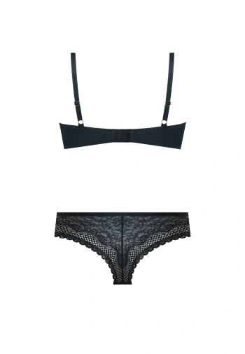 Zestaw Clarisa Biustonosz Push Up Bez Fiszbin + Brazyliany