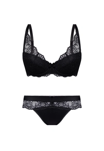 Zestaw Claudia Biustonosz Push Up + Stringi