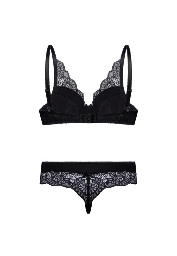 Zestaw Claudia Biustonosz Push Up + Stringi