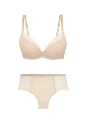Zestaw Elisabeth Biustonosz Push Up + Figi Koronkowe
