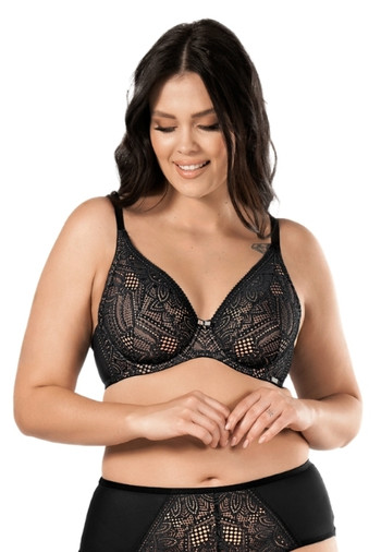 Biustonosz Koronkowy Miękki Braletka Desire