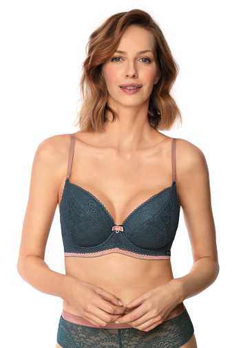 Biustonosz Push Up Koronkowy Zoya