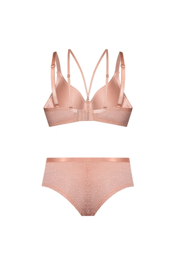Komplet Camelia Biustonosz Minimizer + Brazyliany