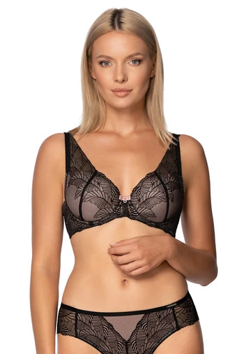 Biustonosz Push Up Koronkowy Lidia