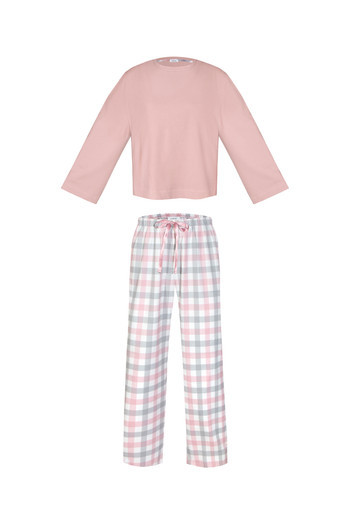 Piżama Wiskozowa W Kratę Stella