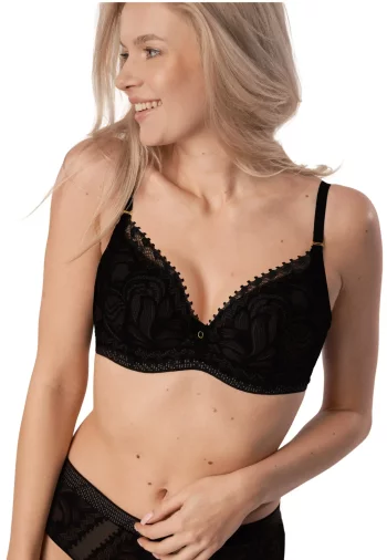 Biustonosz Push Up Koronkowy Roberta