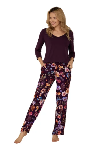 Piżama Wiskozowa Z Rękawem Viviene