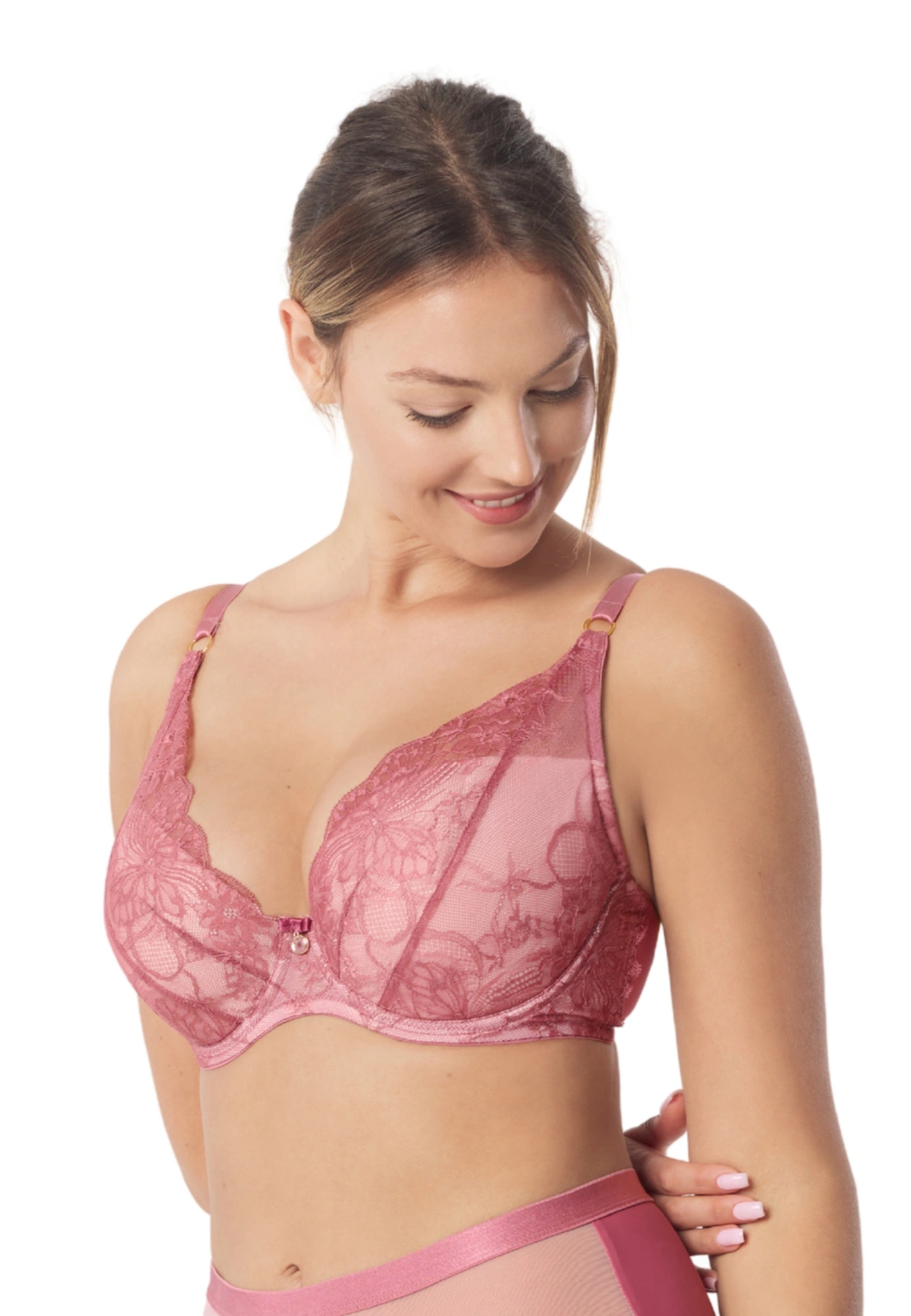 Zestaw Ofelia Biustonosz Push Up + Brazyliany