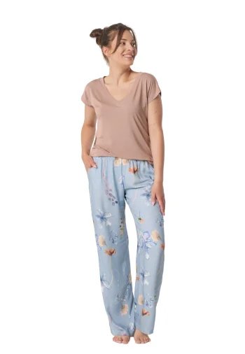 Piżama Wiskozowa Długa Nike