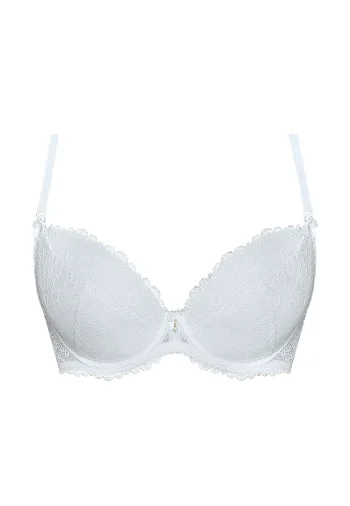 Biustonosz Push Up Koronkowy Bianca