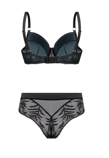 Zestaw Vincenza Biustonosz Push Up + Brazyliany