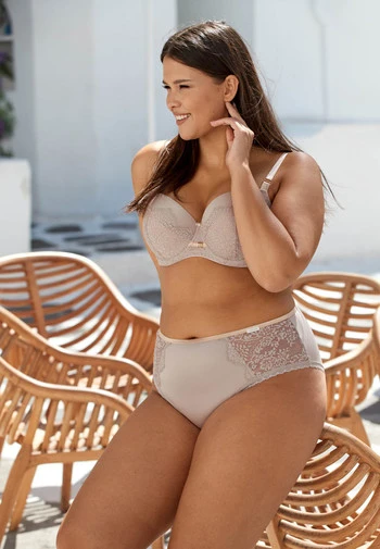 Biustonosz Usztywniany Koronkowy Galina