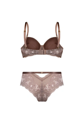 Komplet Cecilia Biustonosz Push Up + Brazyliany