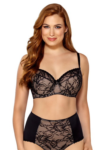 Biustonosz Półusztywniany Z Haftem Tatiana