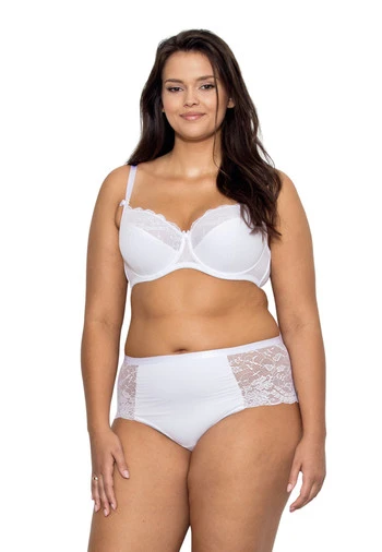 Biustonosz Półusztywniany Koronkowy Pia