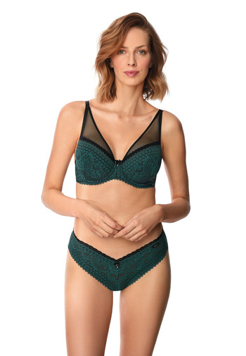 Biustonosz Push Up Koronkowy Xena