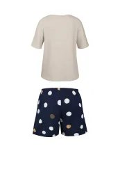 Piżama Wiskozowa W Grochy Oceane