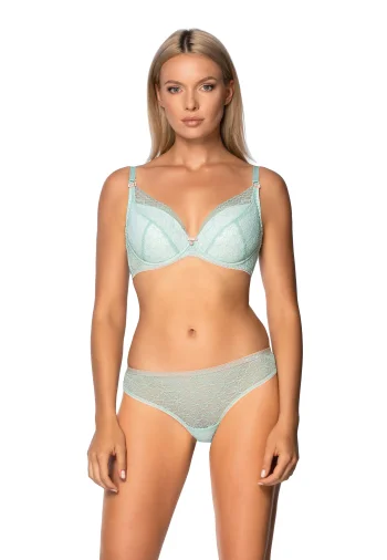 Biustonosz Push Up Koronkowy Leocadia