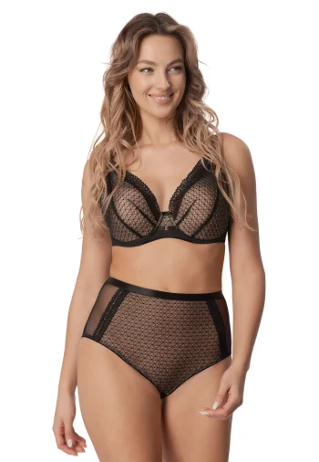 Figi Wysokie Z Tiulowymi Wstawkami  Renee