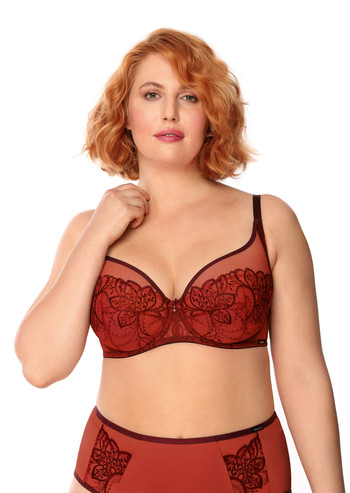 Biustonosz Miękki Z Haftem Livia