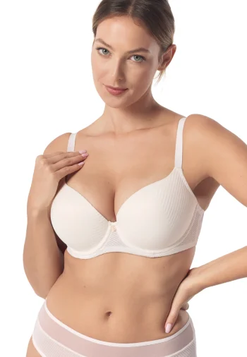 Biustonosz Double Push Up W Geometryczny Wzór Nancy