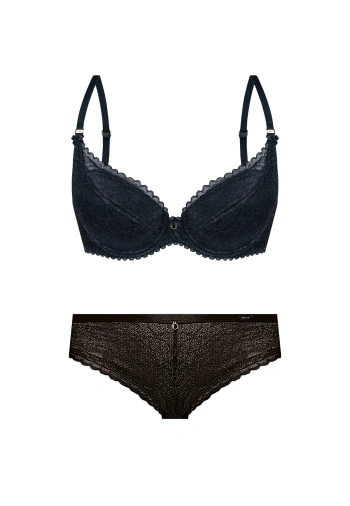 Zestaw Elisabeth Biustonosz Push Up + Brazyliany