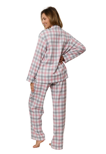 Piżama Bawełniana Długa Koszulowa Stella