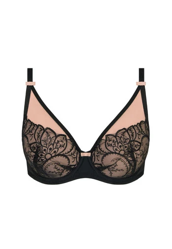 Biustonosz Push Up Z Haftem  Livia