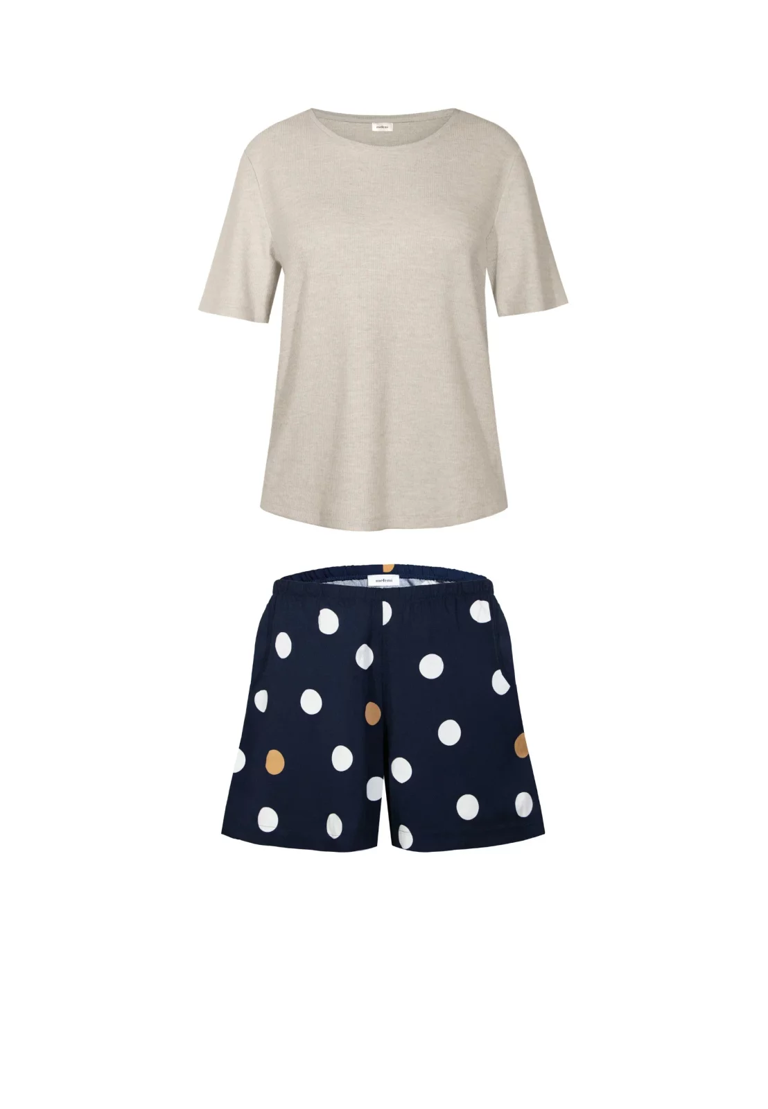 Piżama Wiskozowa W Grochy Oceane