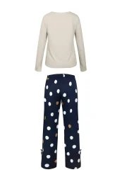 Piżama Wiskozowa Długa Oceane