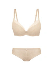 Zestaw Elisabeth Biustonosz Push Up + Brazyliany Koronkowe