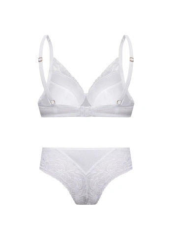 Komplet Laura Biustonosz Push Up + Wysokie Figi