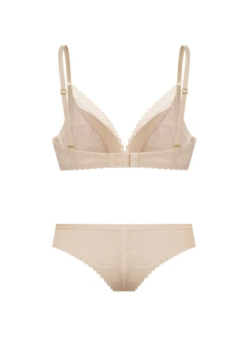 Zestaw Elisabeth Biustonosz Push Up + Brazyliany Koronkowe