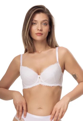 Biustonosz  Koronkowy Push Up Petra 