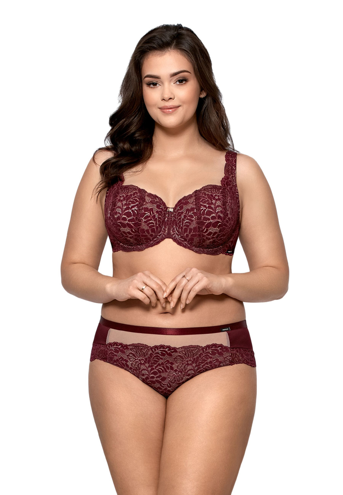 Biustonosz Balkonetka Koronkowy Benita