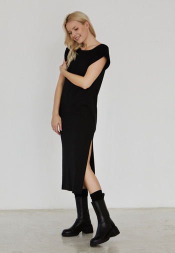 Sukienka Dresowa Prążkowana Awinion