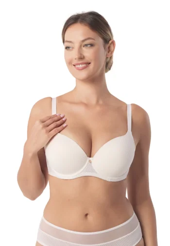 Biustonosz Double Push Up W Geometryczny Wzór Nancy