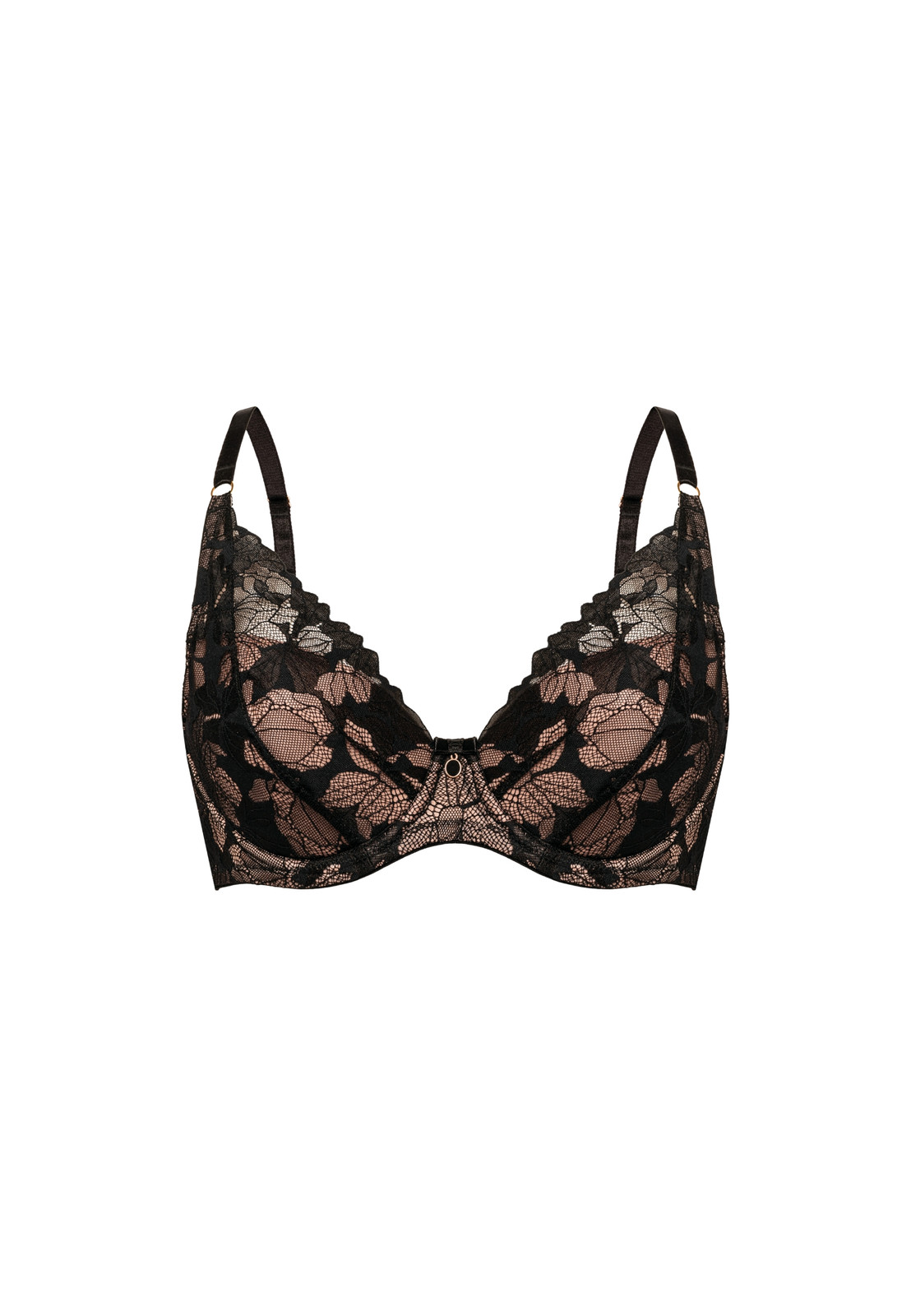 Biustonosz Push-up Z Koronki Hanna