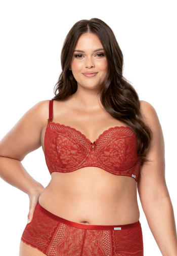 Biustonosz Usztywniay Koronkowy Clarisa