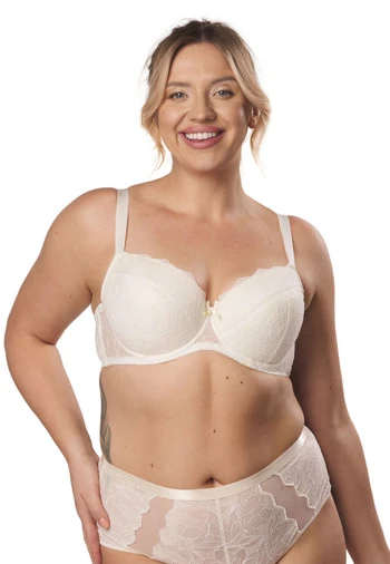 Biustonosz Usztywniany Koronkowy Ada