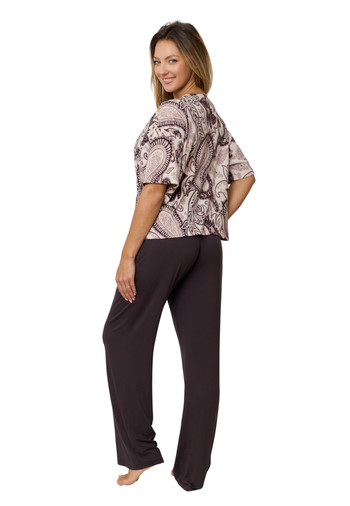 Piżama Ze Wzorzystą Bluzką Iris
