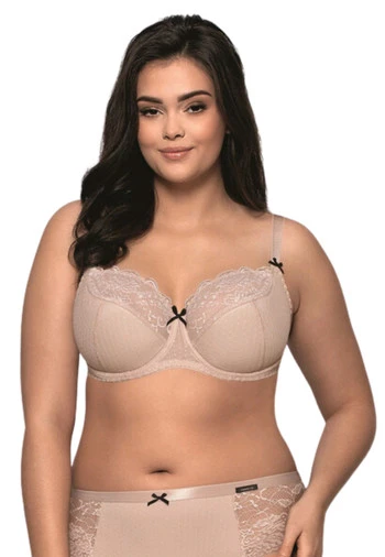 Biustonosz Półusztywniany Koronkowy Pia