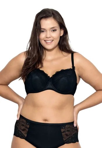 Biustonosz Półusztywniany Koronkowy Pia