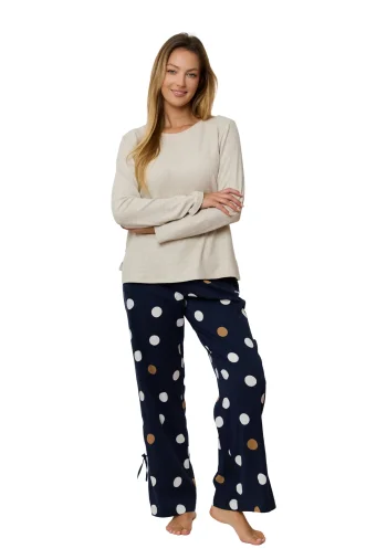 Piżama Wiskozowa Długa Oceane