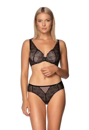 Biustonosz Push Up Koronkowy Lidia