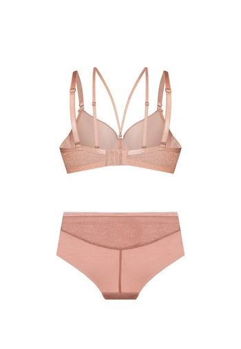 Komplet Camelia Biustonosz Double Push Up + Figi