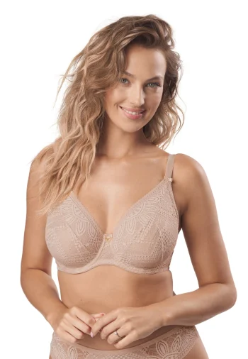 Biustonosz Koronkowy Miękki Braletka Desire