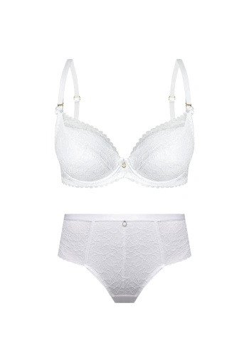 Zestaw Elisabeth Biustonosz Push Up +Wysokie Figi