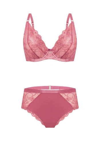 Zestaw Ofelia Biustonosz Push Up + Brazyliany